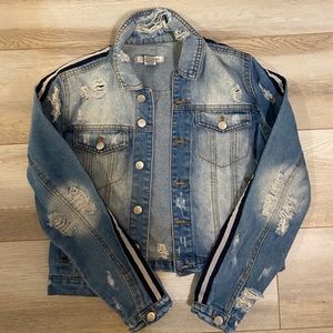 Ripped Denim Jacket